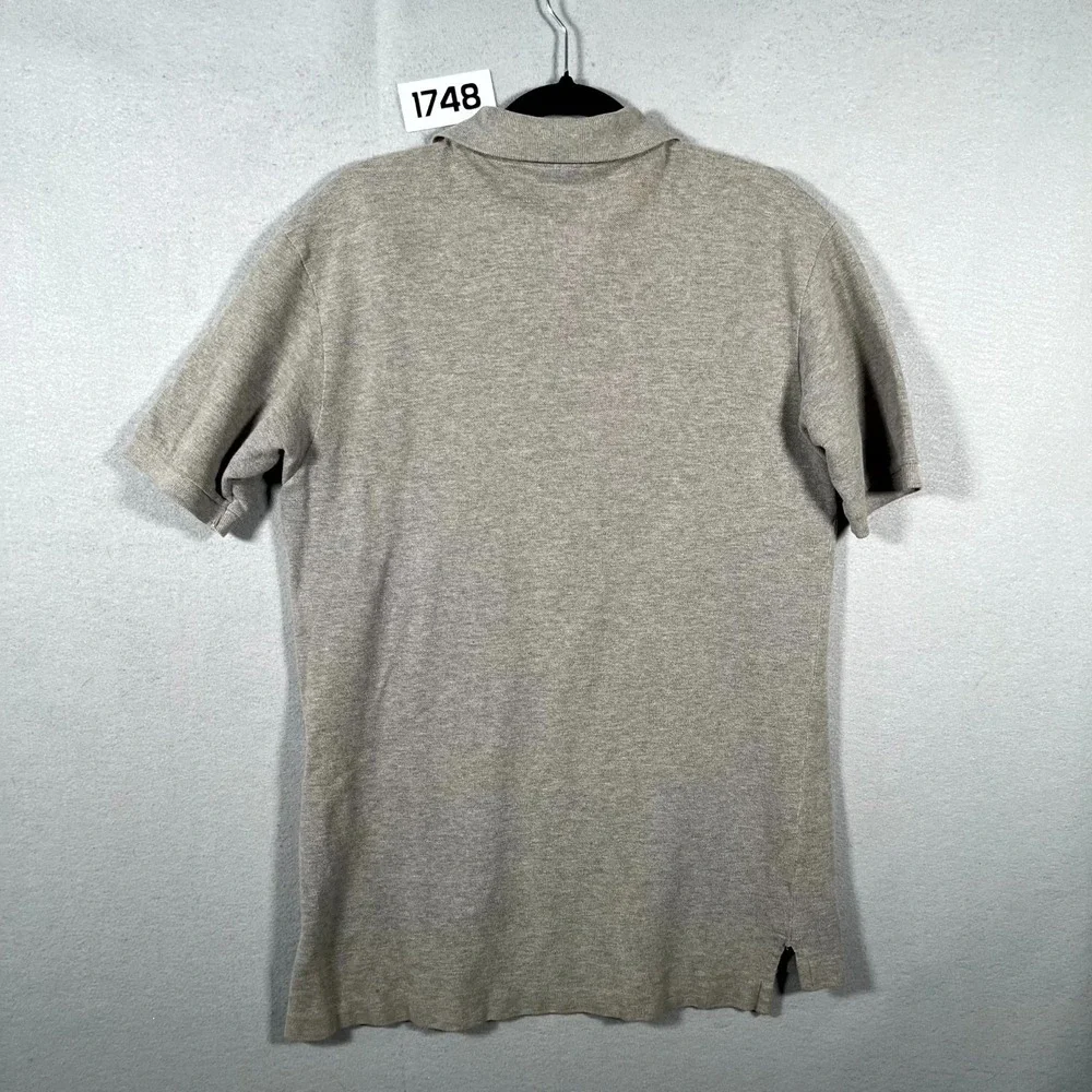 Polo By Ralph Lauren Polo Shirt Mens Large‎ Heather Gray Pony Cotton Performance